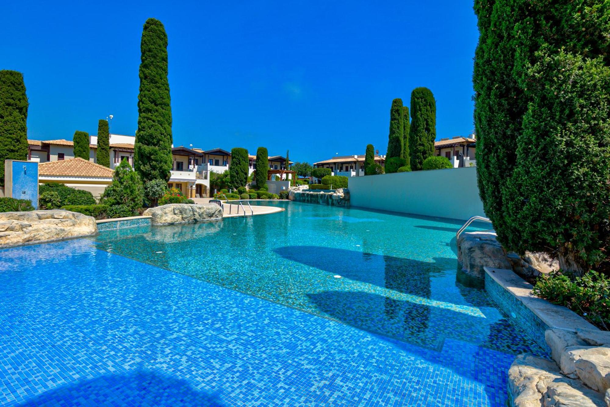 קוקליה 2 Bedroom Apartment Assia With Communal Pool, Aphrodite Hills Resort מראה חיצוני תמונה